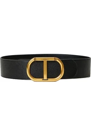 Twin-Set Accessoires, Dames, Zwart, S, Stijlvolle Riem met 100% Samenstelling