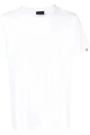 BILLIONAIRE Tops, Heren, Wit, 2Xl, Katoen, Witte Katoenen T-shirt met Korte Mouwen