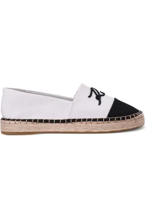 Karl Lagerfeld Schoenen, Dames, Wit, 40 EU, Kamini Duo Espadrilles