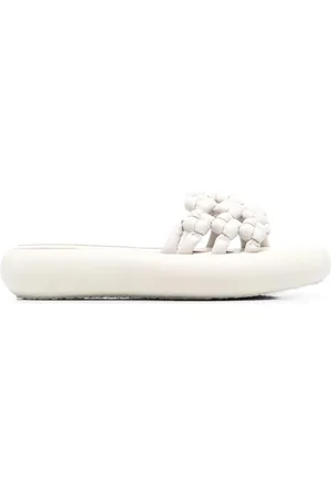 vic matiè Schoenen, Dames, Wit, 37 1/2 EU, Casual witte muiltjes sandalen