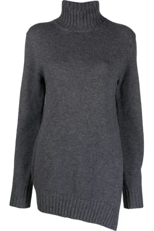 Jil Sander Truien, Dames, Grijs, XS, Wol, Casual Grijze Wollen Trui