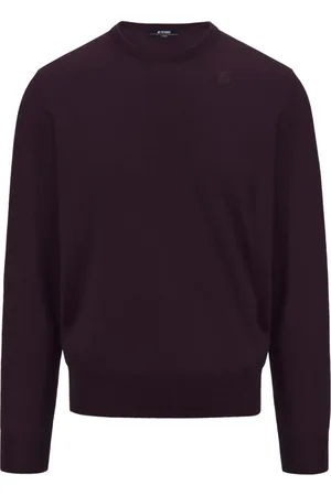 K-Way Sweatshirts & Hoodies, Heren, Paars, S, Wol, Wollen Trui