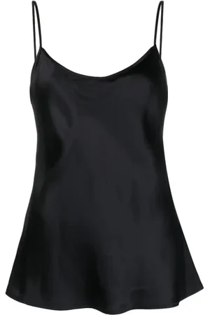 LORENA ANTONIAZZI Tops, Dames, Zwart, XS, Zwarte Casual Tank Top