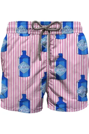 MC2 SAINT BARTH Badkleding, Heren, Veelkleurig, S, Polyester, Shorts en Boxers Polyester Samenstelling