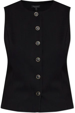 RAG&BONE Jassen, Dames, Zwart, XS, Nylon, Irina Vest