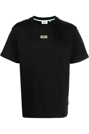 GCDS Tops, Heren, Groen, S, Katoen, Groene Katoenen Casual T-shirt