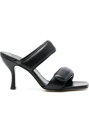 Gia Borghini Schoenen, Dames, Zwart, 36 EU, Leer, Zwart Leren Casual Lage Hakken Pumps