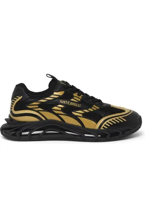 Roberto Cavalli Schoenen, Heren, Zwart, 39 EU, Sneakers