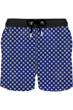 MC2 SAINT BARTH Badkleding, Heren, Blauw, S, Polyester, Polyester Shorts en Boxers Set
