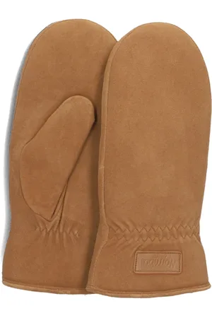 Warmbat Accessoires, Dames, Bruin, S, Wol, Cognac Wanten voor Vrouwen
