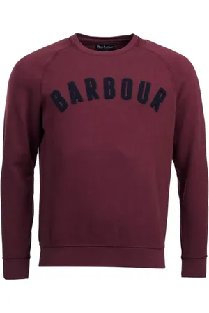 Barbour Sweatshirts & Hoodies, Heren, Rood, S, Katoen, Vintage Logo Crew Sweatshirt