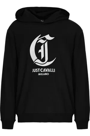 Roberto Cavalli Sweatshirts & Hoodies, Heren, Zwart, 2Xl, Truien