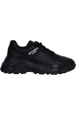 Roberto Cavalli Schoenen, Heren, Zwart, 42 EU, Sneakers