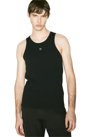 Kennel & Schmenger Tops, Heren, Zwart, M, Katoen, Scoop Neck Logo Tank Top