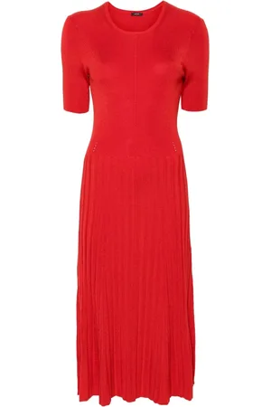 Joseph Kleedjes, Dames, Rood, XS, Satijn, Rode Satijnen Maxi Jurk