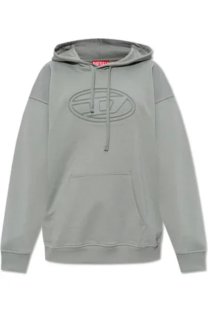 Diesel Sweatshirts & Hoodies, unisex, Grijs, M, Katoen, Sweatshirt S-Ummer-Bigoval