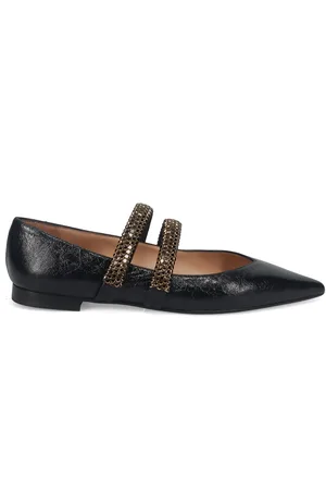 Prosperine Schoenen, Dames, Zwart, 36 EU, Elegant Pointed Zwarte Schoen
