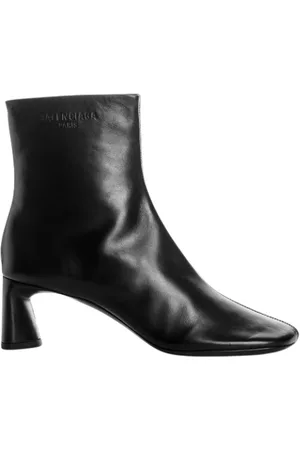 Balenciaga Schoenen, Dames, Zwart, 37 EU, Leer, Zachte en glanzende lamsleren laarzen