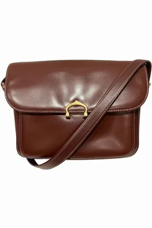 Cartier Pre-owned, Dames, Rood, ONE Size, Tweedehands leren schoudertassen