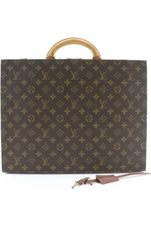 LOUIS VUITTON Pre-owned, Dames, Bruin, ONE Size, Pre-owned Canvas briefcases