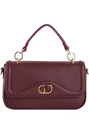 Gaudi Tassen, Dames, Rood, ONE Size, Stijlvolle Schoudertas Claudie