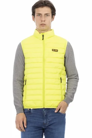 Ciesse Jassen, Heren, Geel, 3Xl, Mouwloze gewatteerde jas met rits