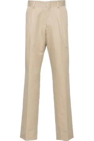 BRIONI Broeken, Heren, , L, Katoen, Casual Linnen Katoenen Broek