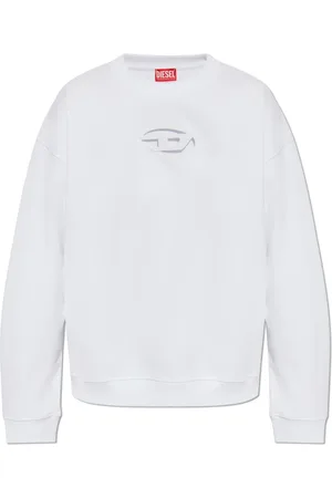 Diesel Sweatshirts & Hoodies, Heren, Wit, M, Katoen, Sweatshirt S-Boxt-Od