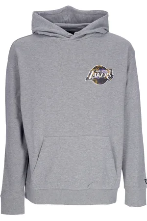 New Era Sweatshirts & Hoodies, Heren, Grijs, L, Katoen, NBA Team Logo Hoodie Los Angeles Lakers
