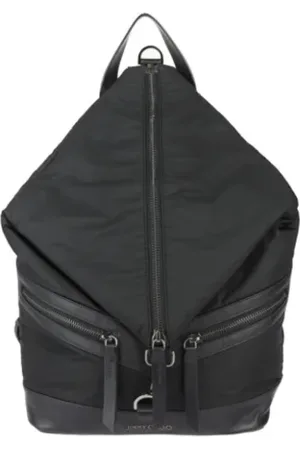 Jimmy Choo Pre-owned, Dames, Zwart, ONE Size, Tweedehands leren schoudertassen