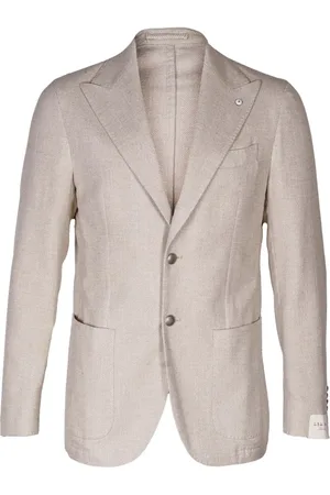L.B.M. 1911 Jassen, Heren, , S, Katoen, Heren Katoenen Blazer met Metalen Knopen