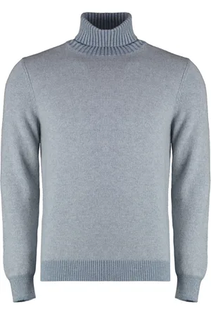 Malo Truien, Heren, Blauw, 3Xl, Kasjmier, Luxe Cashmere Coltrui Trui