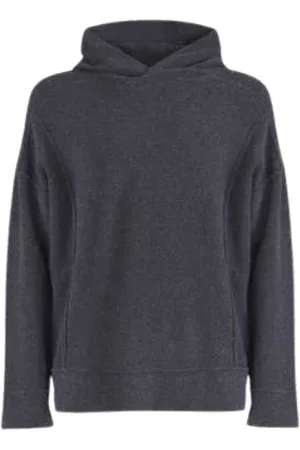 ISABEL BENENATO Sweatshirts & Hoodies, Heren, Grijs, XL, Wol, Grijze Merino Cashmere Hoodie