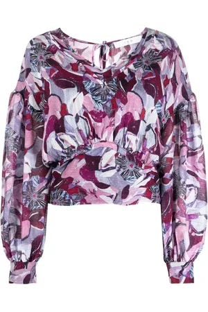 IRO Blouses & Shirts, Dames, Paars, L, Paarse Casual Blouse Dunna Top