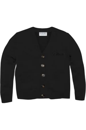 MC2 SAINT BARTH Truien, Heren, Zwart, XL, Kasjmier, Kasjmier Cardigan voor Mannen
