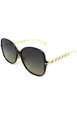 LOUIS VUITTON Pre-owned, Dames, Zwart, ONE Size, Pre-owned Plastic sunglasses