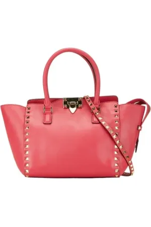VALENTINO Pre-owned, Dames, Roze, ONE Size, Tweedehands leren handtassen
