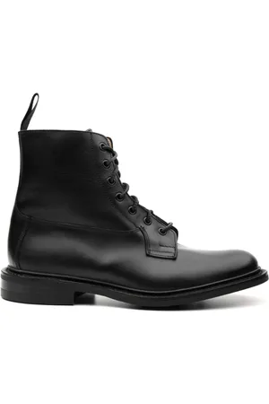 TRICKERS Schoenen, Heren, Zwart, 43 1/2 EU, Klassieke Leren Enkellaarzen