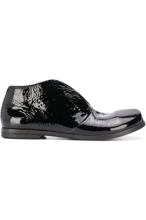 MARSÈLL Schoenen, Dames, Zwart, 39 1/2 EU, Leer, Zwarte leren enkellaarzen