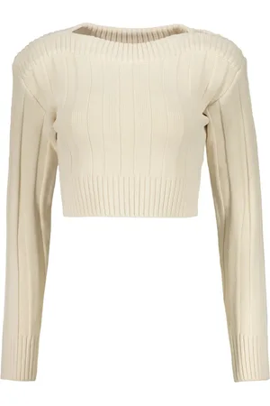 Low Classic Truien, Dames, , S, Polyester, Gebreide trui met knoopdetail