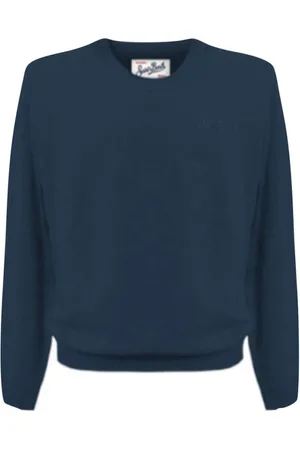 MC2 SAINT BARTH Truien, Heren, Blauw, S, Wol, Merino Wol Heren Licht Sweater