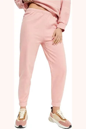 LOVESHACKFANCY Broeken, Dames, Roze, S, Katoen, Roze Amita Joggers