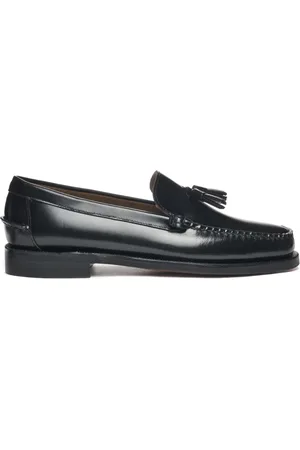SEBAGO Schoenen, Heren, Zwart, 43 1/2 EU, Klassieke leren instapper met kwastjes