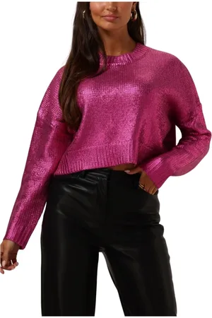 Refined Department Sweatshirts & Hoodies, Dames, Paars, S, Paarse Sweater MAY