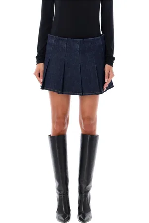 SER.O.YA Rokken, Dames, Blauw, S, Denim, Gimlet Denim Mini Rok