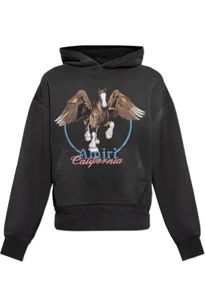 AMIRI Sweatshirts & Hoodies, Heren, Zwart, L, Katoen, Hoodie