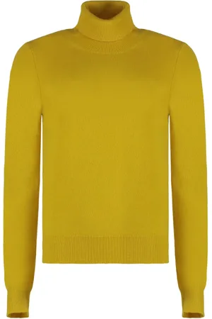 Malo Truien, Dames, Geel, M, Kasjmier, Luxe Cashmere Turtleneck Sweater