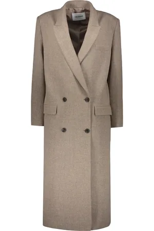 Low Classic Mantels, Dames, , L, Wol, Wollen blend double-breasted jas