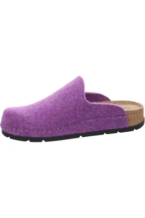 Rohde Schoenen, Dames, Paars, 42 EU, Paarse dames huisslipper