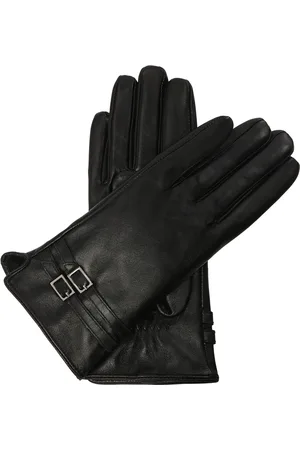 Kazar Accessoires, Dames, Zwart, S, Leer, Zwarte zachte leren handschoenen